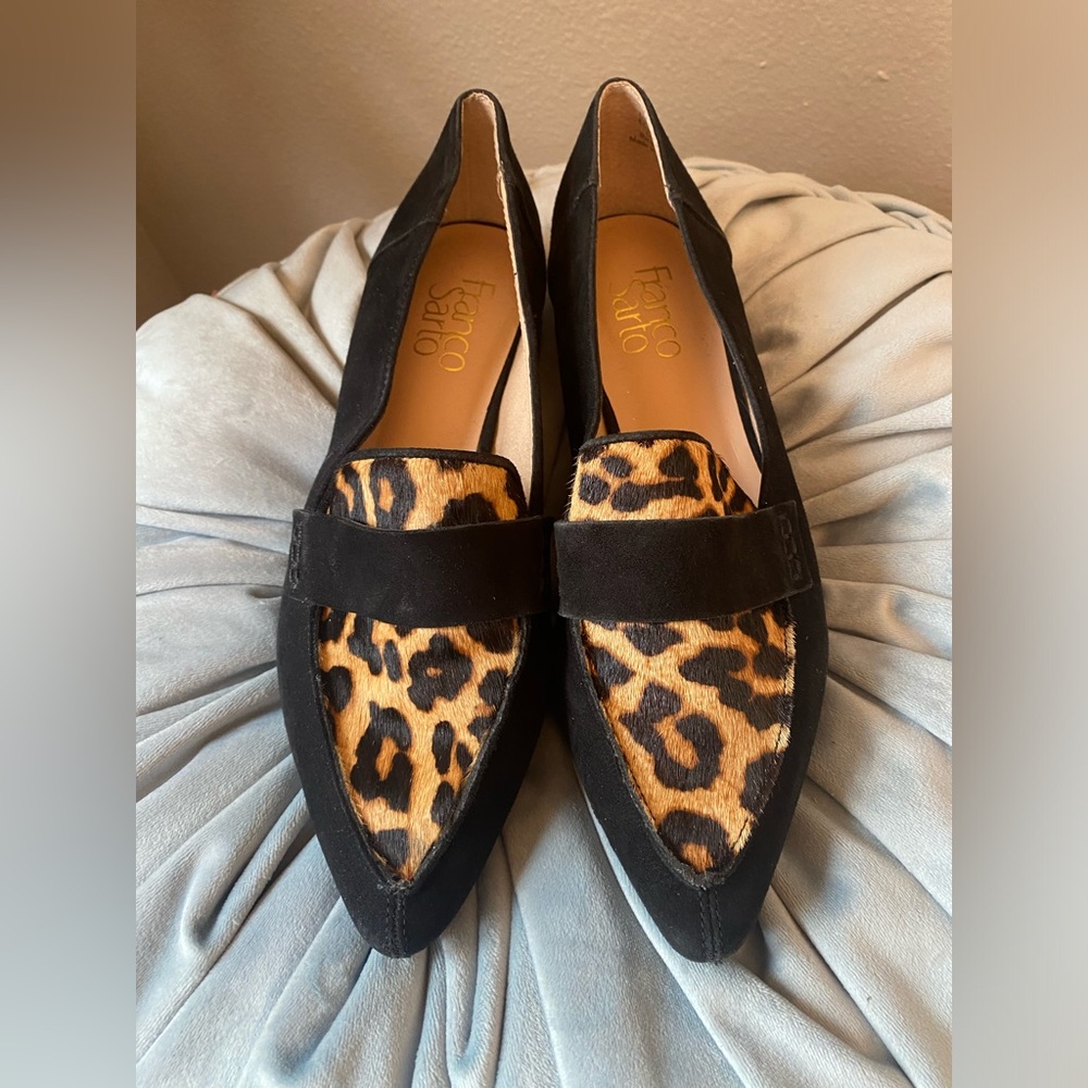 🎀 Franco Sarto Loafers 6.5 shoes slip on - Comfy and Cute - EUC